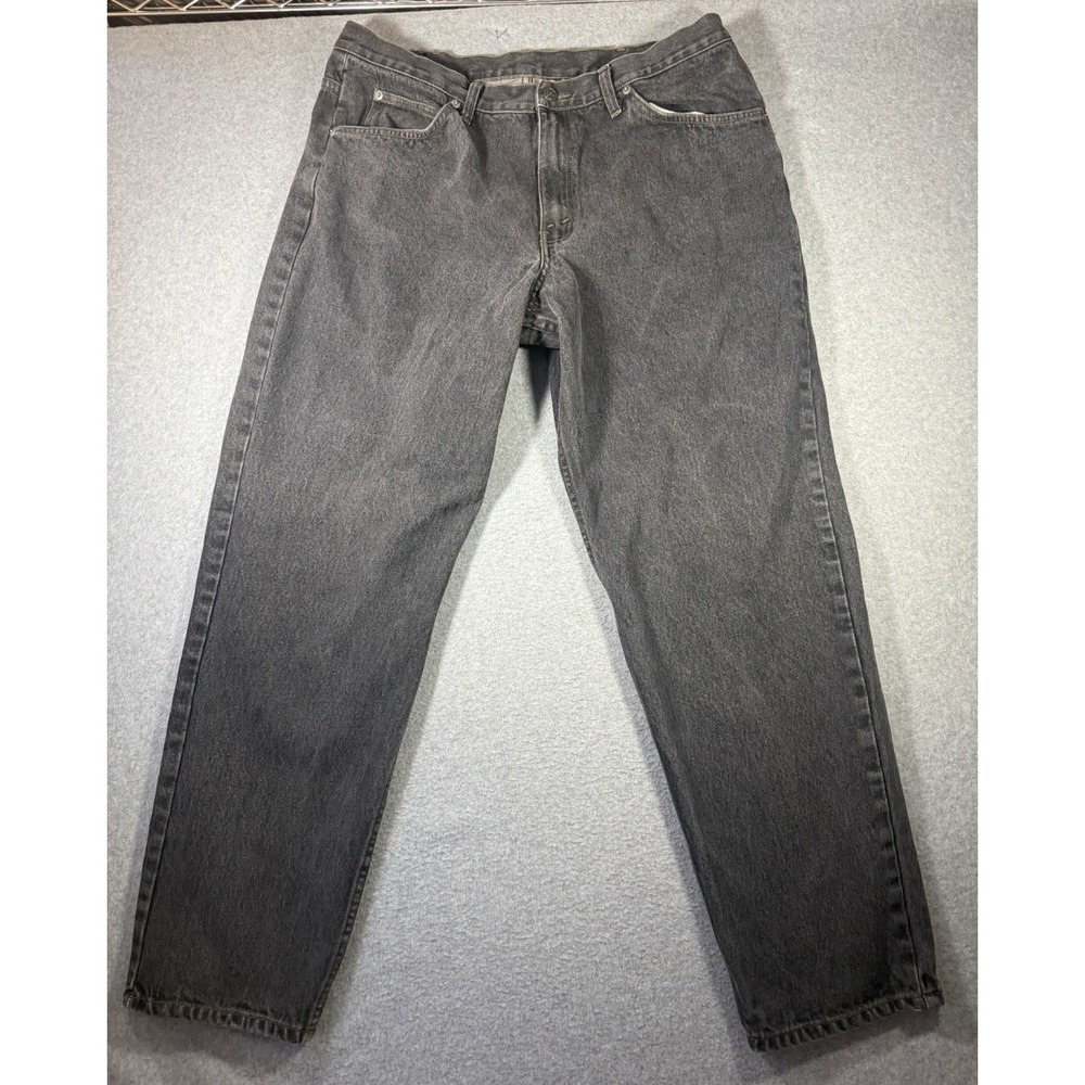 Brittania Jeans Size 38x32 Black Denim Cotton Vintage